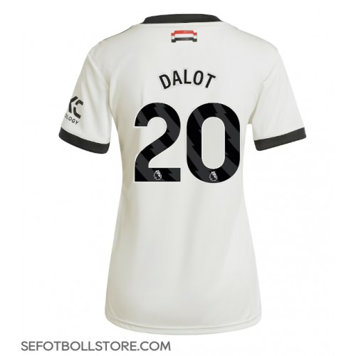 Manchester United Diogo Dalot #20 Replika Tredje Tröja Dam 2024-25 Kortärmad